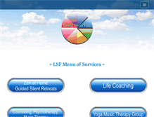 Tablet Screenshot of livingstressfree.org